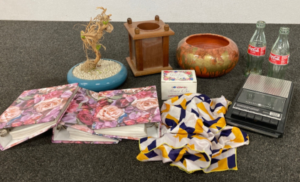 Photo Albums, GE Tape Player, Decor, and More