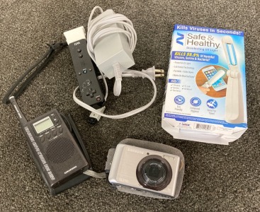 Wii Parts, Disinfecting UV Light, Samsung Camera, and More