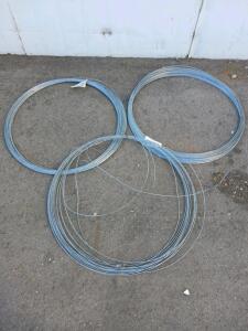 OKBrand 12 Gauge Galvanized Steel Wire, 10 lb Coils, 3 Pack, 990 ft Total, Made in USA
