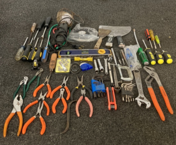 Screwdrivers, Pliers and Other Assorted Tools