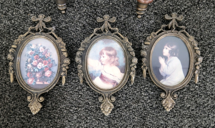 Vintage Wall Sconces & Extra Small Frames
