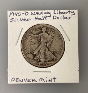 1945-D Walking Liberty Silver Dollar