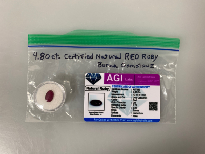 Red Ruby Burma Specimen Please Inspect