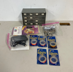 Safety Tape And GPS With Nail Organizer