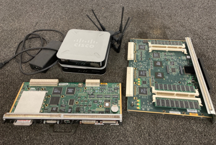 Cisco Wi-Fi Box&rsquo;s, Ethernet Input/Output controller, Power Cord, And Network Processing Engine