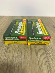 Remington Managed-Recoil 30-30 WIN 125 GR Core-Lokt SP Ammunition, 40 Rounds