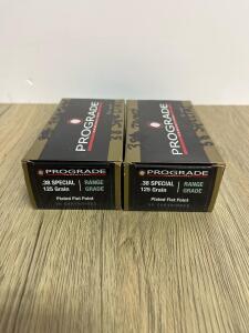 ProGrade .38 Special 125 Grain Range Grade Ammunition &ndash; 100 Rounds