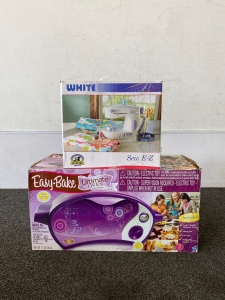 Easy Bake Oven and White Sew E-Z