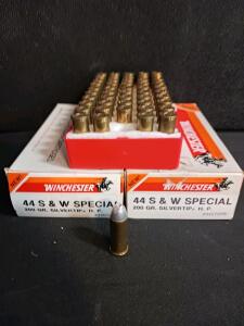 Winchester .44 S&W Special 200gr Silvertip Hollow Point Ammunition, 100 Rounds