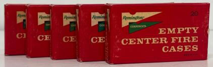 (6) Boxes Remington .257 Roberts Brass Cases &ndash; 100 Count with Original Boxes