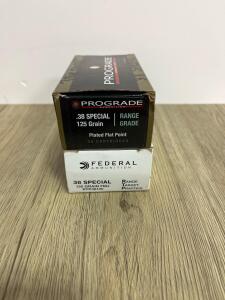 ProGrade & Federal .38 Special Ammunition &ndash; 125gr Plated FP & 130gr FMJ