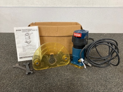 Ryobi Laminate Trimmer Powers On