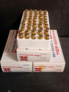 Winchester Western X25AXP .25 ACP 45 Grain Expanding Point Ammunition &ndash; 150 Rounds