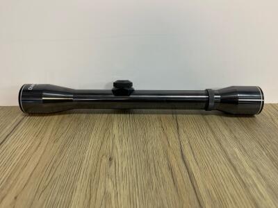 Weaver Challenger USA 4x32 Rifle Scope, Crosshair Reticle, 1" Tube, Gloss Black Finish