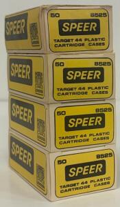(4) Boxes Speer 8525 .44 Caliber Plastic Training Cases &ndash; 50 Each