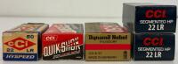 CCI & RWS .22 LR Ammunition&mdash;HySpeed, Quik-Shok, Segmented HP, R50, 150 Rounds, Mixed Lot