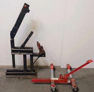 U.S. General 1250 lb Wheel Dolly & Manual Hydraulic 2 Ton Tire Bead Breaker