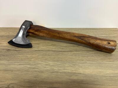 Hand Axe Hatchet &ndash; 14" Hardwood Handle, Forged Steel Head, Blade Guard Included