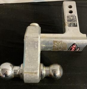 TRIMAX Razor Hitch Adjustable Dual Ball Mount, 2" & 2-5/16", 2" Shank, 10,000 lbs Capacity