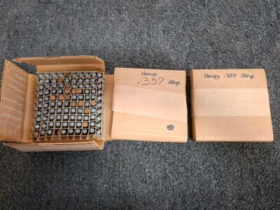 .357 Magnum 150gr Ammo, 300 Rounds, Reloads by Hempy, Mixed Bullet Types