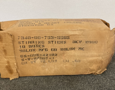 Partial Box Of Stirring Sticks