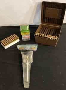 Winchester .30-06, Remington .357 Magnum, .41 Rem Mag Ammo & Outers .38 Cleaning Rod