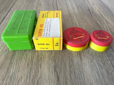 Super Vel .38 SPL 110 gr JHP Ammo (91 Rounds) & Dynamit Nobel 6mm Flobert (200 Rounds, Sealed Tins)