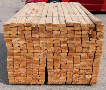 (273) Bunk Of 2x4 8'9" Lumber