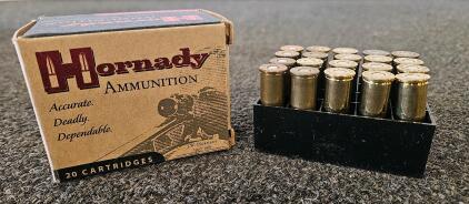 Hornady Custom .44 Magnum 240Gr XTP HP, Box Of 20, Mixed Brass, MPN 9085, Lot# 3140755