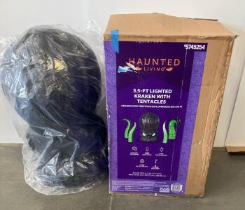 Haunted Living 3.5-Ft Lighted Kraken With Tentacles, 236 LEDs, Indoor/Outdoor, Model KL-99001 (*New*)