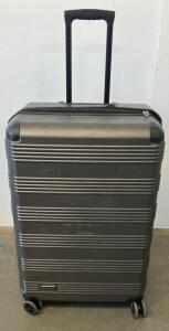 CIAO! Voyager Hard-Shell Spinner Suitcase, Dark Gray/Black, Polycarbonate, 4 Wheels