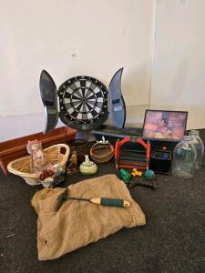Mixed Lot of Household, Garden, and Decorative Items
