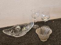 Mixed Lot: Holmes Dual Blade Window Fan, Cookbooks, Glass Kitchenware, Military Ration, More - 13