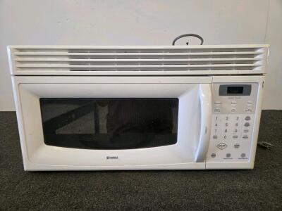 Kenmore 721.80012100 Over-the-Range Microwave Oven, 1000W, 1.6 cu. ft., White (Tested)