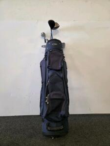 Cobra 350SS Driver & SGS Irons 8-Club Men&rsquo;s Set with Texan Classics Cart Bag, Right-Handed