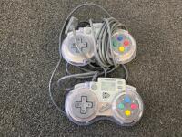 Lot of Original NES Controllers, Beeshu Control Control Joystick, SNES ProgramPad Turbo Pair - 3