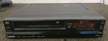 Symphonic 8300 VHS VCR, 111-Channel Tuner, HQ VHS, Serial: H23969229