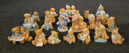 Enesco Cherished Teddies Piece Collectible Bear Figurine Set by Priscilla Hillman