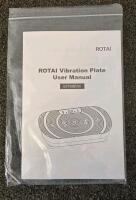 ROTAI ETF038CW Vibration Plate Exercise Machine, 330 lb Capacity, LED Touchscreen, Resistance Bands - 2