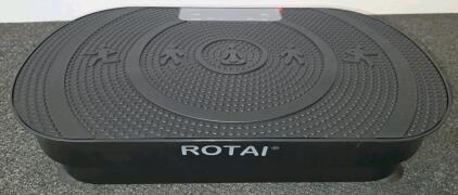 ROTAI ETF038CW Vibration Plate Exercise Machine, 330 lb Capacity, LED Touchscreen, Resistance Bands