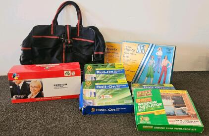 Sewing Pattern Kit Set, Window Insulator Kits, Toner Cartridge, Travel Bags