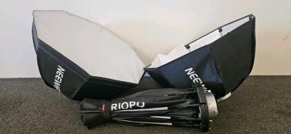 Neewer & Triopo 35" Octagon Softboxes, Bowens Mount, w/Diffusers, Set of 3 Photography Lighting