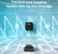 Henden H2 Robotic Pool Cleaner with Clever Navigation and Wall Climbing Capability - 4