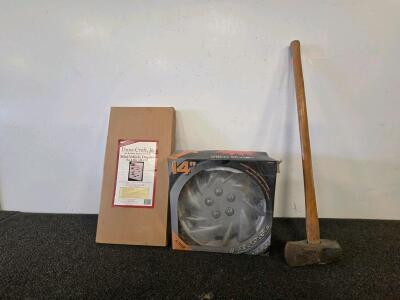 Dura-Craft, Jr. CR215 Mini-Vehicle Display Rack Kit &ndash; Unopened Box, 1 Wheel Cover, & Axe