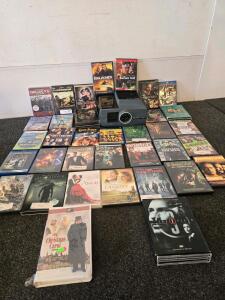 Vintage Grand Prix 572IR Slide Projector with 28 Movie Lot &ndash; DVDs & Blu-rays, SOMAT 4in Lens