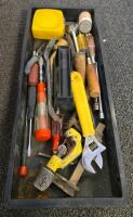 Lithonia Lighting 4ft Shoplight Model 1233 T12, Red Toolbox with 30+ Assorted Hand Tools - 3