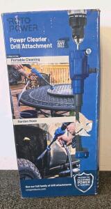 RotoPower Power Cleaner Drill Attachment, Model RPC100, 600 PSI, 1.0 GPM, 6-in-1 Nozzle