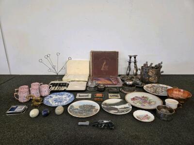 Vintage Glassware, Sliverware, Vintage Vinyls, Silver Candle Sticks, Silver Platters, Lenox Picture Frames, & More