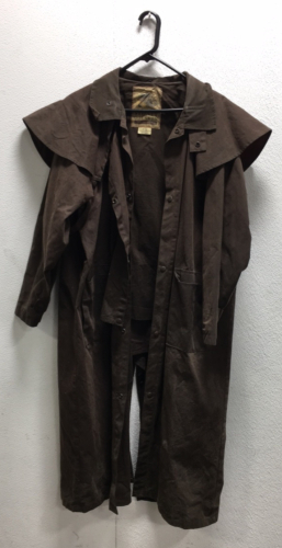 Long Duster Style Jacket - Brown