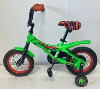 Dino Power 12&rdquo; Kids Bike, Training Wheels, Steel Frame, Coaster Brake, Dinosaur Graphics, GS41290NWA